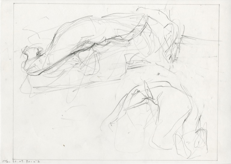 Étude pour « Soft Love in a Loft », 1990