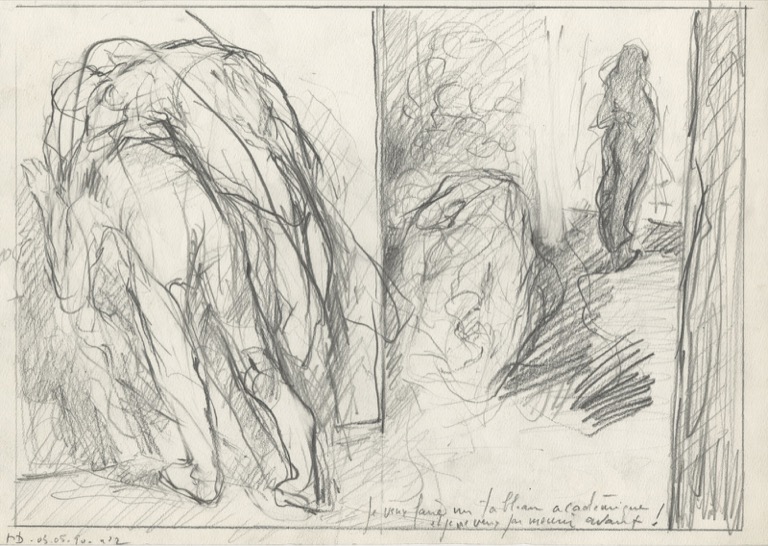 Étude pour « Soft Love in a Loft », 1990