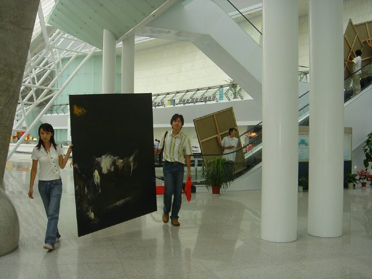 Exposition au musée de Tianjin
